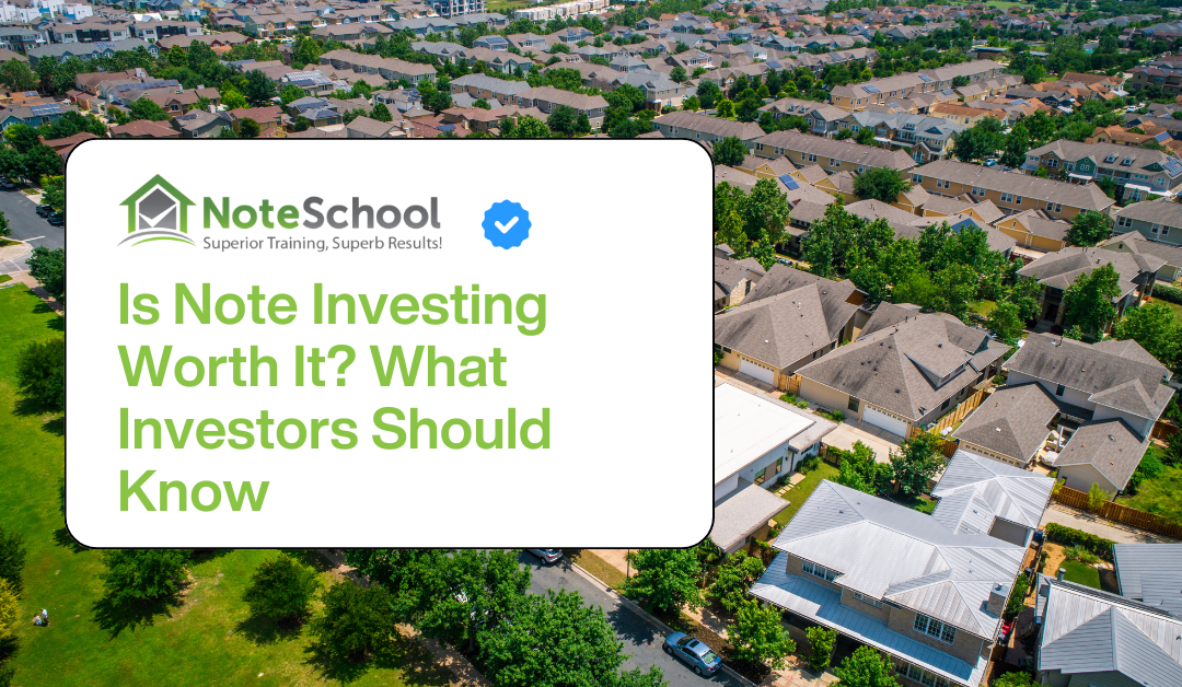 Is Note Investing Worth It? What Investors Should Know